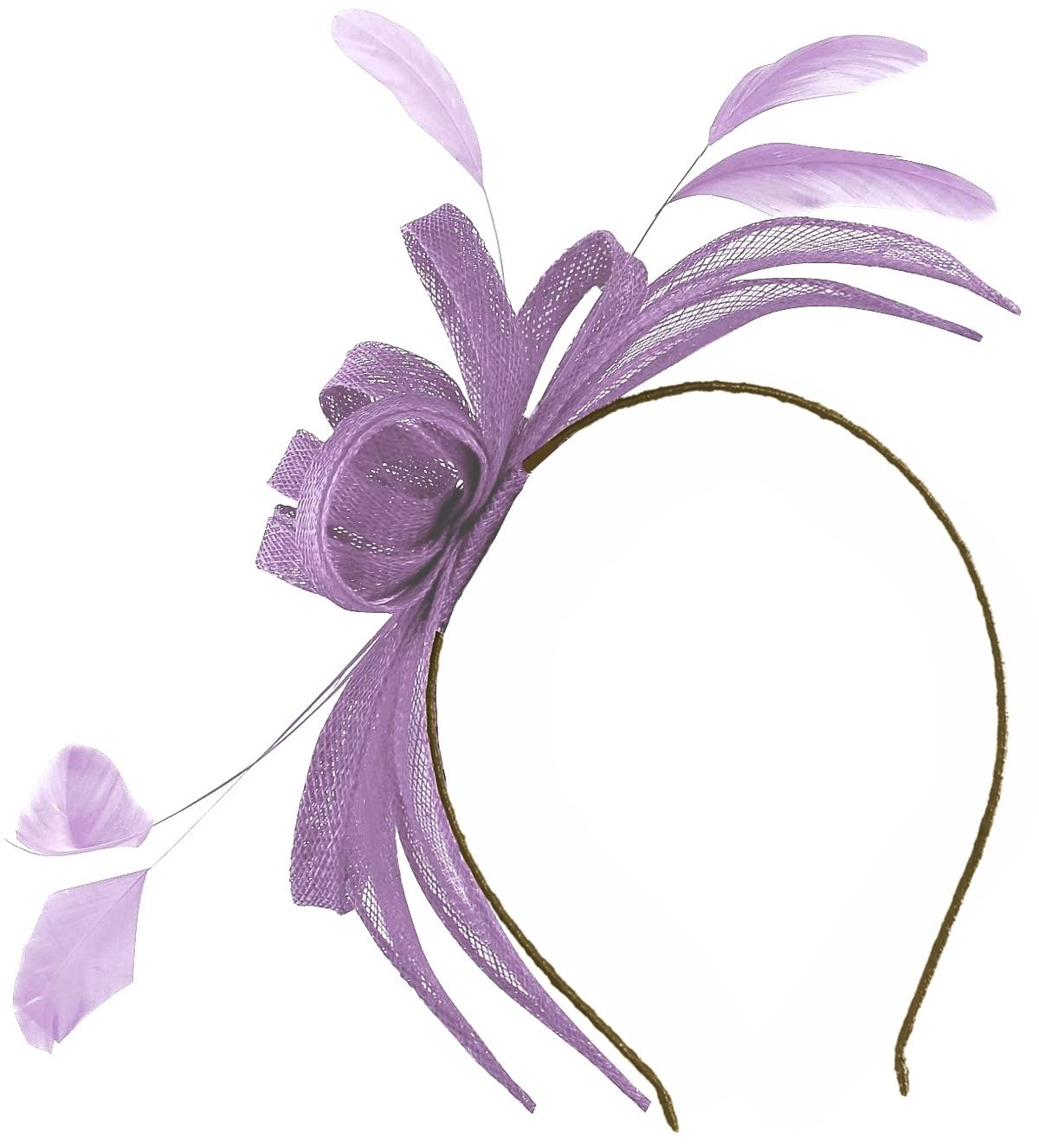 Failsworth Millinery Aliceband Sinamay Fascinator - Crystal, One Size