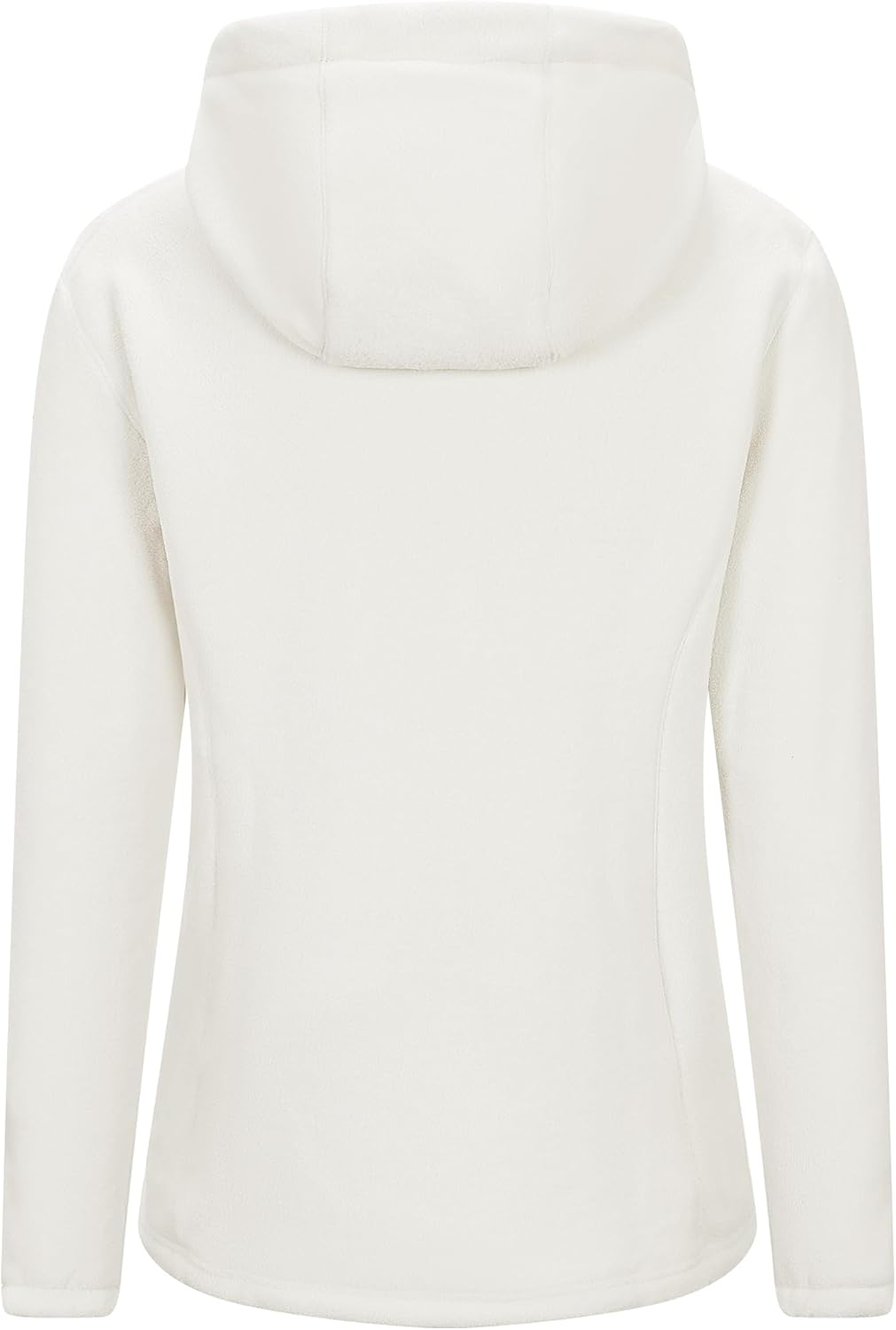 Outdoor Ventures Women's Full Zip Hooded Fleece Jacket Coat with 6 Pockets, Warm Soft Polar Fleece Casual Hoodie Sweatshirt - Image 3