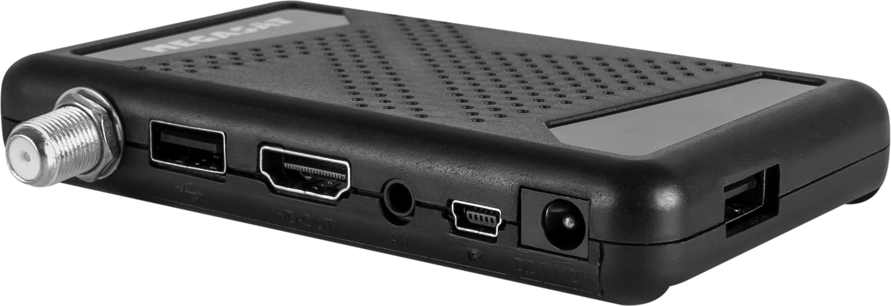 Megasat HD Stick 310 V3 – HD-Sat-Receiver, für versteckte Montage – Schwarz | Nur 10,8 × 1,8 × 6,5 cm, klein & kompakt, 2 × USB für Medienwiedergabe, Infrarotsensor
