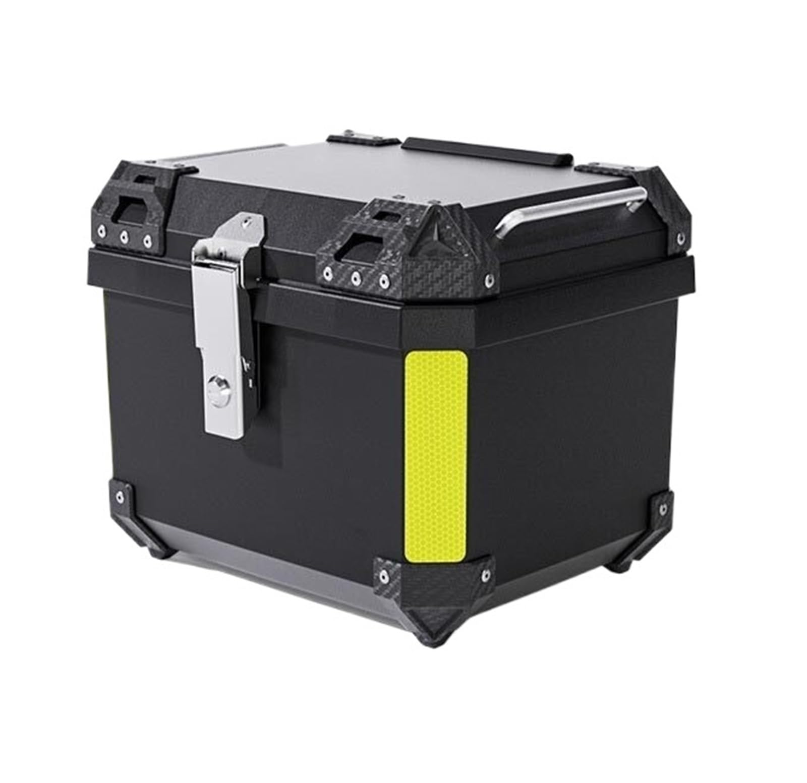Top Case Box Luggage Moto Boîtier supérieur de Moto Universel, Coffre Moteur, boîte arrière avec Serrure, Support Montage Sacoche pour la Plupart des modèles(45L)
