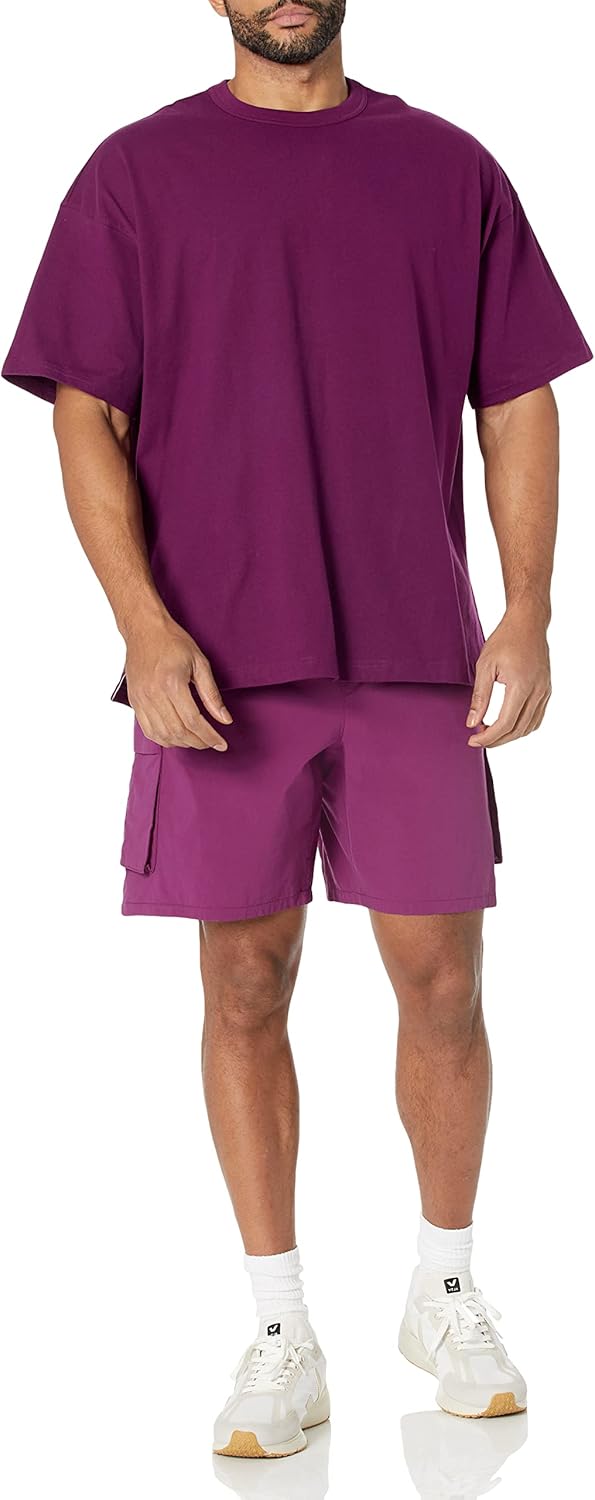 Amazon Aware Men's Relaxed-Fit Stretch Nylon Pull-On Cargo Short