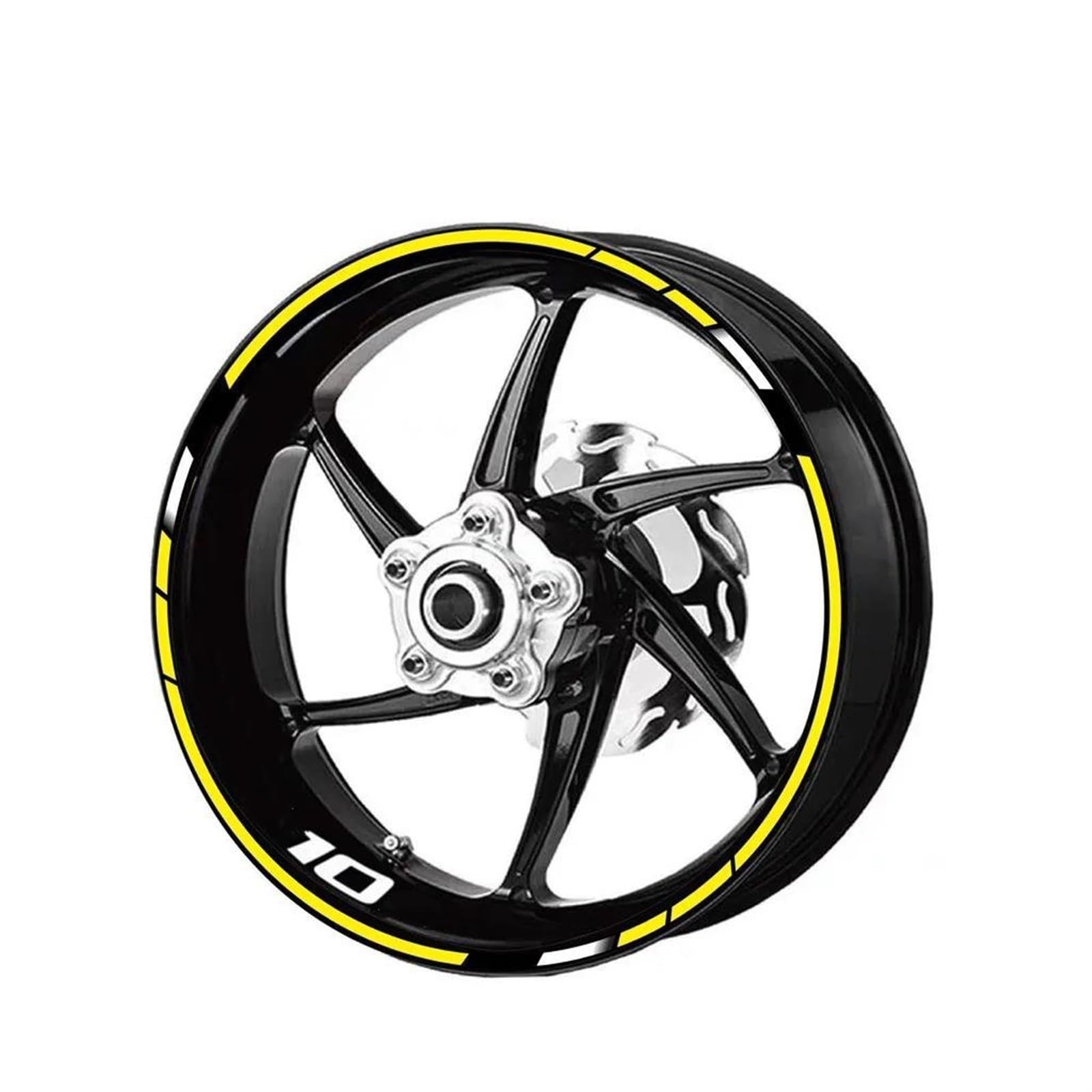 Stickers Motorcycle Stickers Reflective Wheel Rim for ZX10R ZX-10R 10R(Style 6)