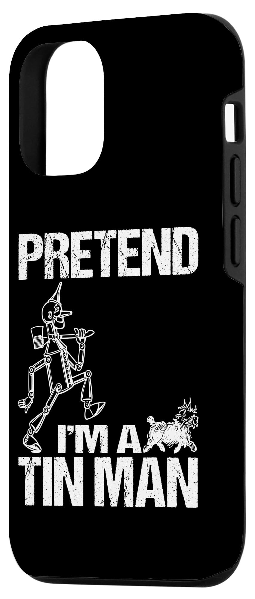 iPhone 15 Pretend I'm Tin Man Lazy Funny Last Minute Halloween Costume Case - Image 2