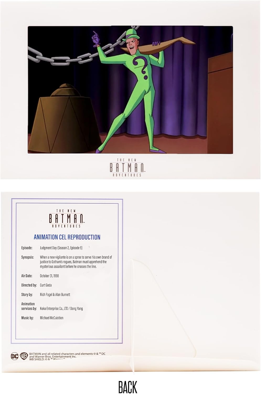 McFarlane Toys - The New Batman Adventures The Riddler 6in Scale Action Figure