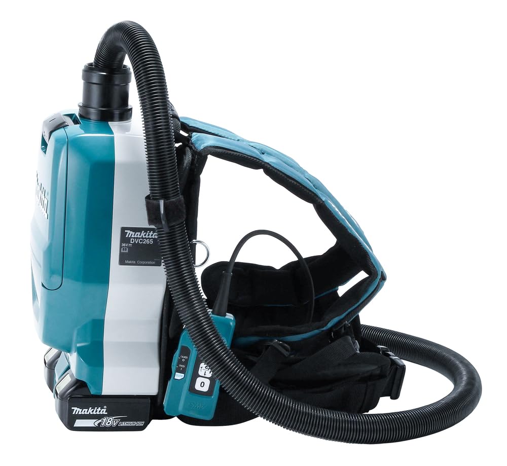 Makita Aspirateur 36 v = > 2 x 18 v li-ion 110 mbar makita - sans batterie, ni chargeur - dvc265zxu