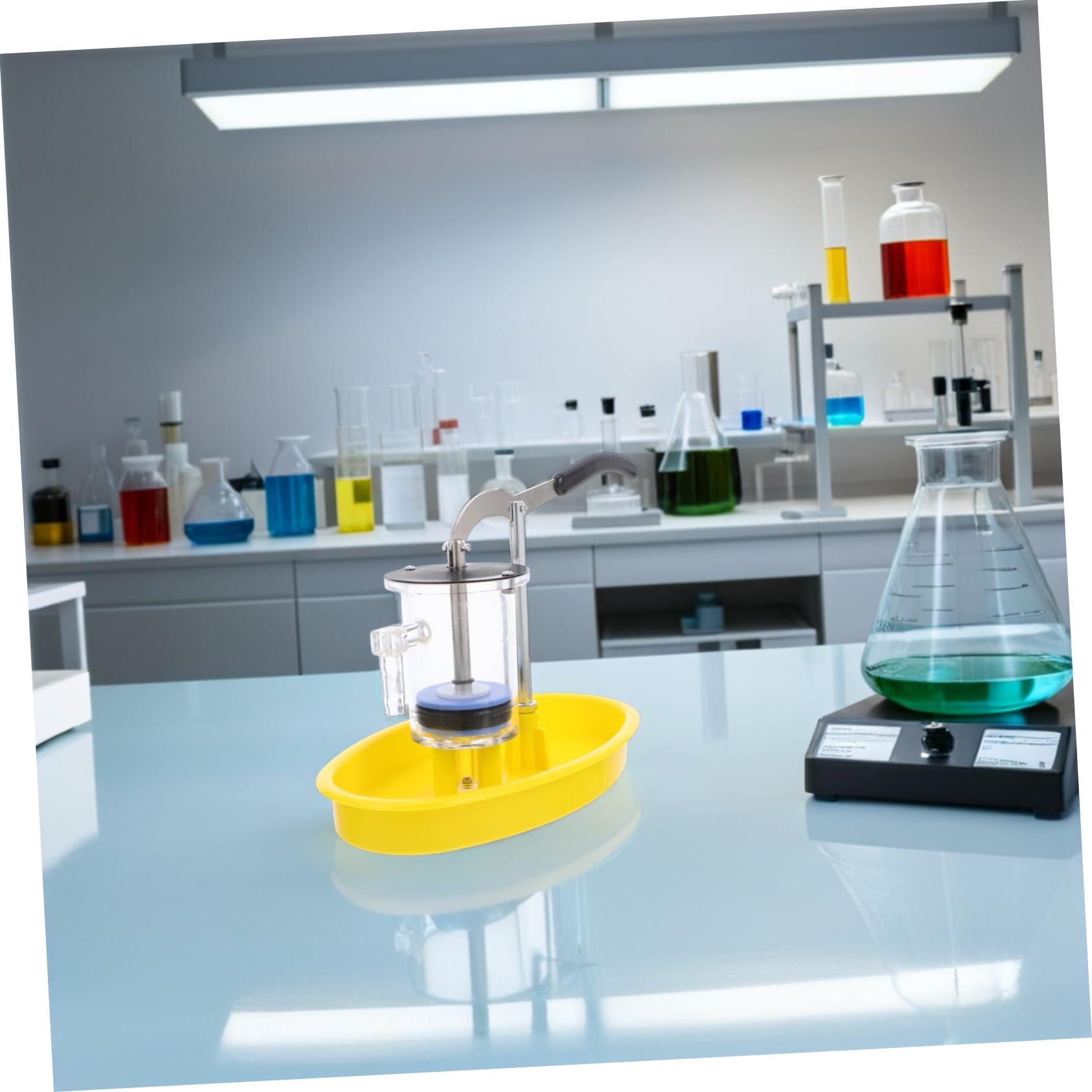 Hohopeti Modelo de Bomba Manual para Experimentos Físicos Juguete Educativo Stem Modelo Didáctico de Bomba de Agua para Enseñanza Aula Kit DIY para Experimentos de Física y Ciencia