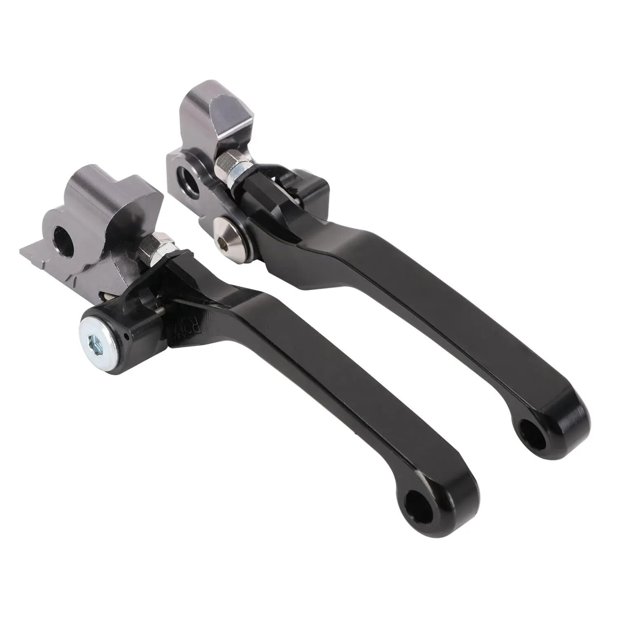Juego de palancas de embrague y freno delantero plegable compatible con KTM Husqvarna 350 450 SX SXR SXF XCF XCFW XCW EXC 125 150 200 250 300 350 500 SX XC EXC XCW SXF XCF EXC (seis días)
