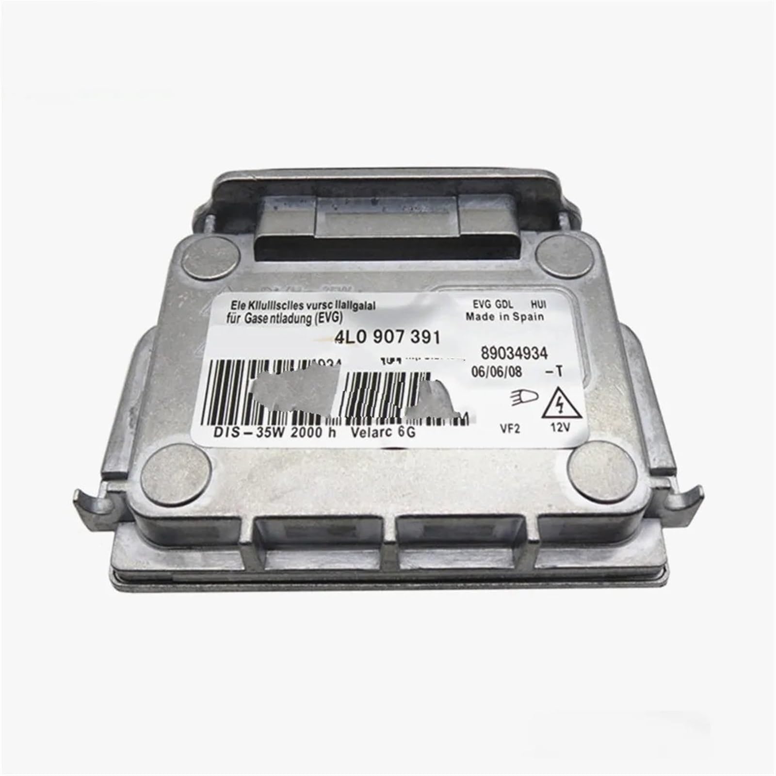 WOLWES Balasto de Xenón Compatible con Seat para Altea para Exeo para Ibiza para Leon para Toledo 6G D1S Unidad De Control HID De Balasto De Faro Control De Balasto De Xenón 4L0907391 4L0907391A