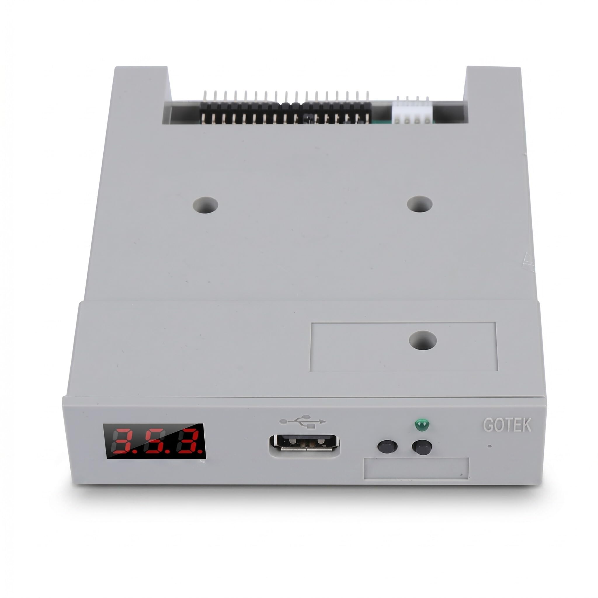 Topiky Emulador de Unidad de Disquete USB, 3.5 "USB 1.44MB 4-Pin SSD Emulador de Unidad de Disquete para Equipos de Control Industrial