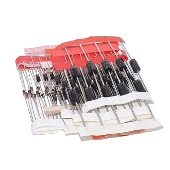 Schottky Diode Rectifier Diodes kit 1N4148 1N4007 1N5819 1N5399 1N5408 1N5822 FR107 FR207 8 Value 100Pcs Assorted Diode Set
