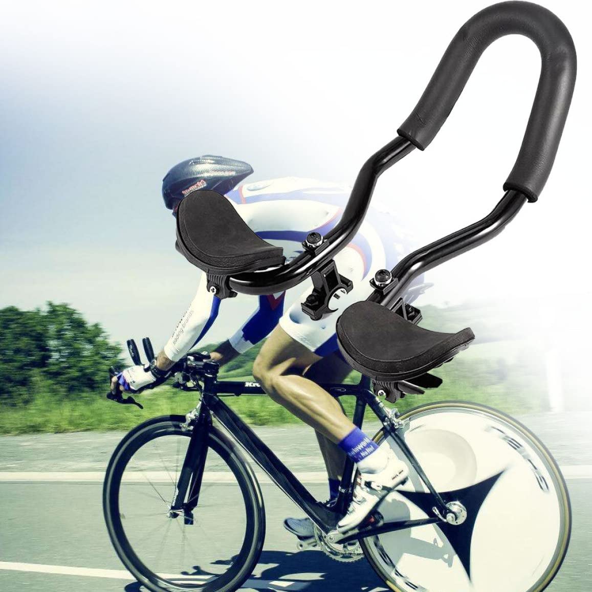 Manejo del reposabrazos de bicicleta Relajación Manejo de bicicleta Descanso de bicicleta Accesorio de descanso para bicicleta para bicicleta de montaña o bicicleta de carretera, cinta de manillar