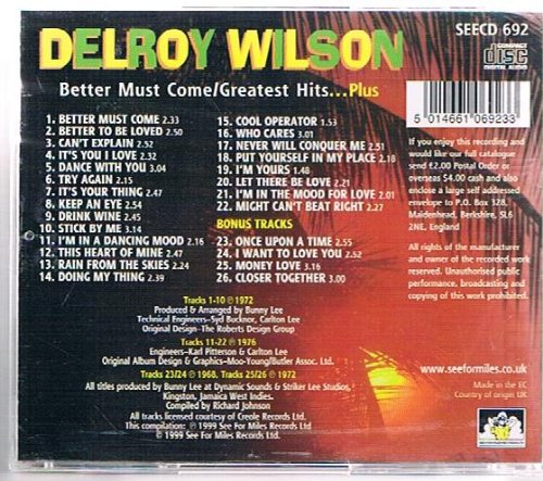 Better Must Come/Greatest Hits