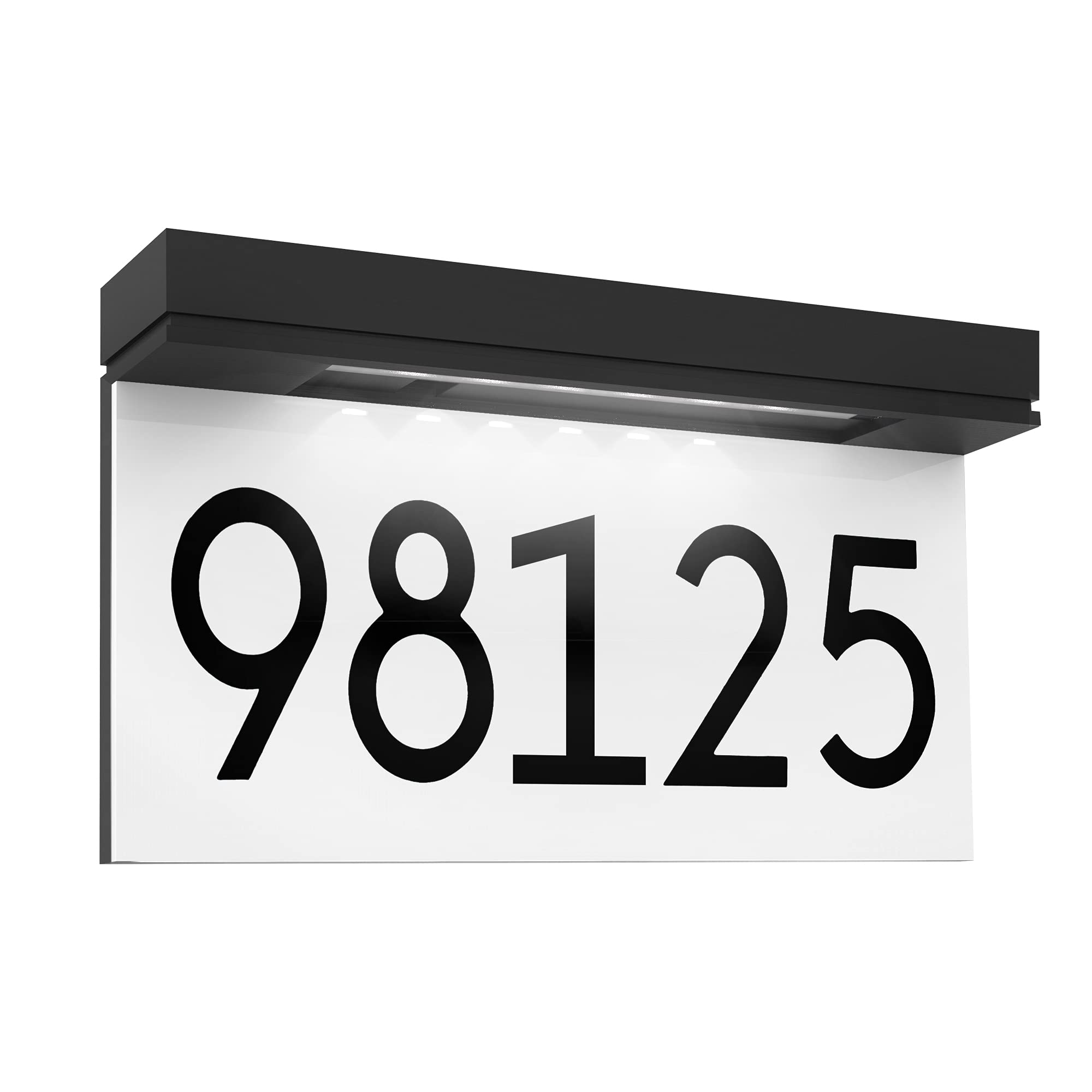 Buy Address Plaque For Houses Solar Powered, Lighted House Numbers