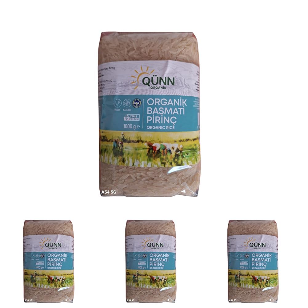 QÜNN Organik Basmati Pirinç (4 paketi)