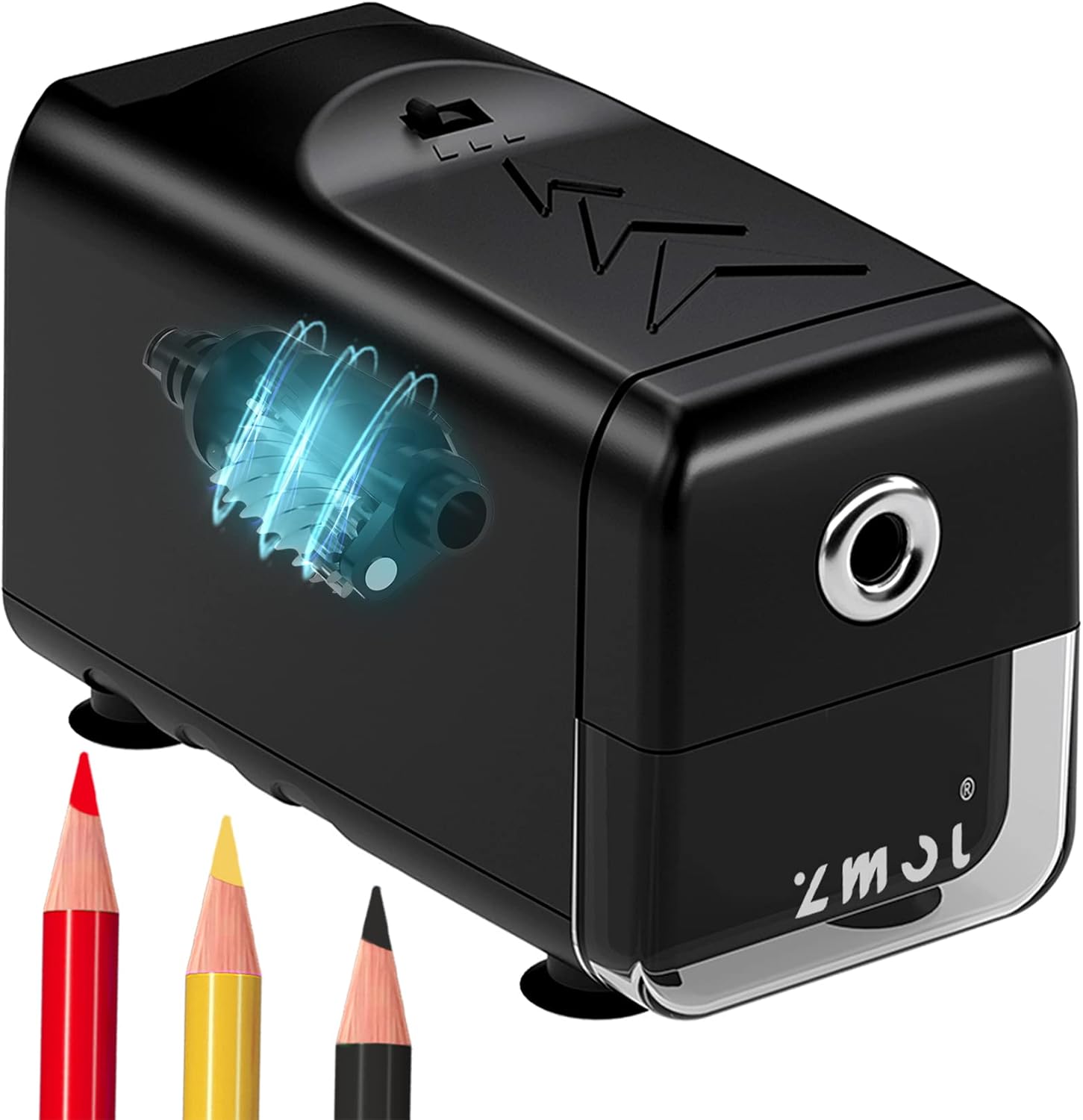 Electric Pencil Sharpener,Heavy Duty Helical Blade and AutoStop