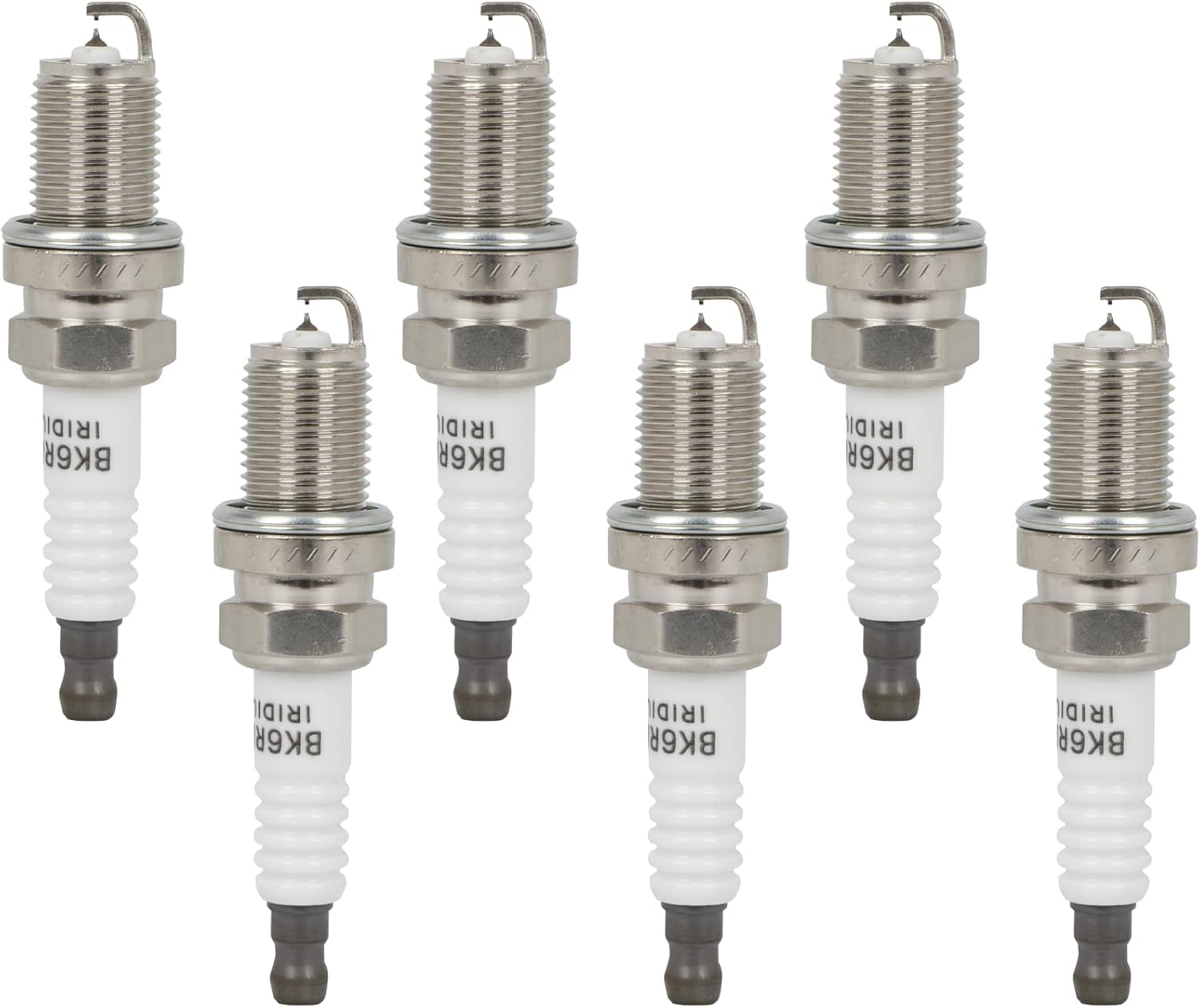 ECCPP Spark Plug Platinum Iridium Fit for 2004-2011 for Mitsubishi for Endeavor 3.8L/V6,2004-2009 for Mitsubishi for Galant 3.8L/V6 Replacement for 2687,FR6EI (6 Spark Plugs)