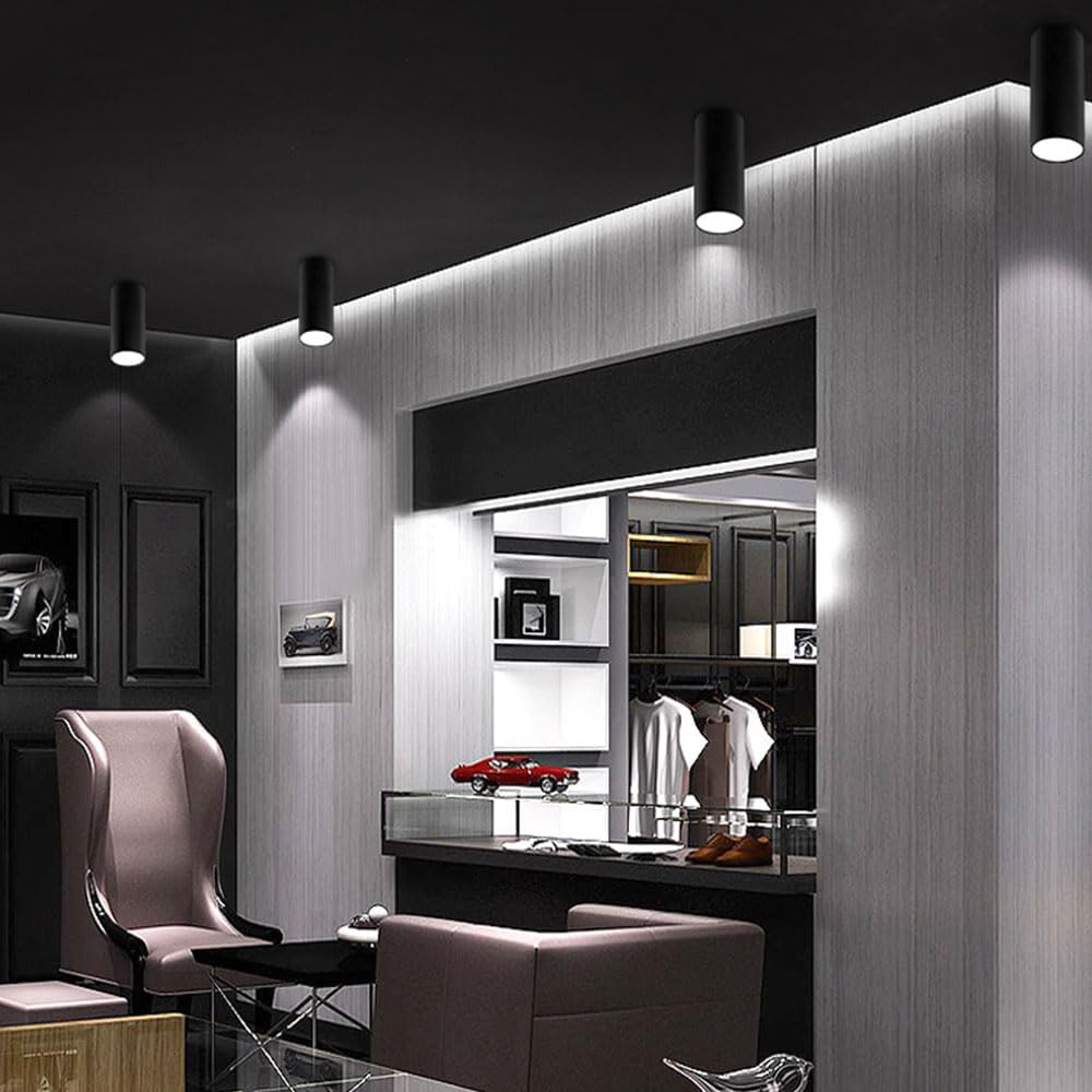 Classic LED Downlight Aluminum Cylindrical Ceiling Spot Lamps Minimalist Ceiling Down Lighting Fashion Anti-glare Ceiling Lamps Energy Saving Ceiling Down Lighting For Living Room Bedroom Corrid