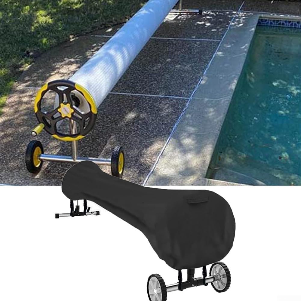 Avvolgitore per piscina con cinghie regolabili per una comoda manutenzione e protezione, dimensioni 4,6/45/60/7,1 m (6,1 m)