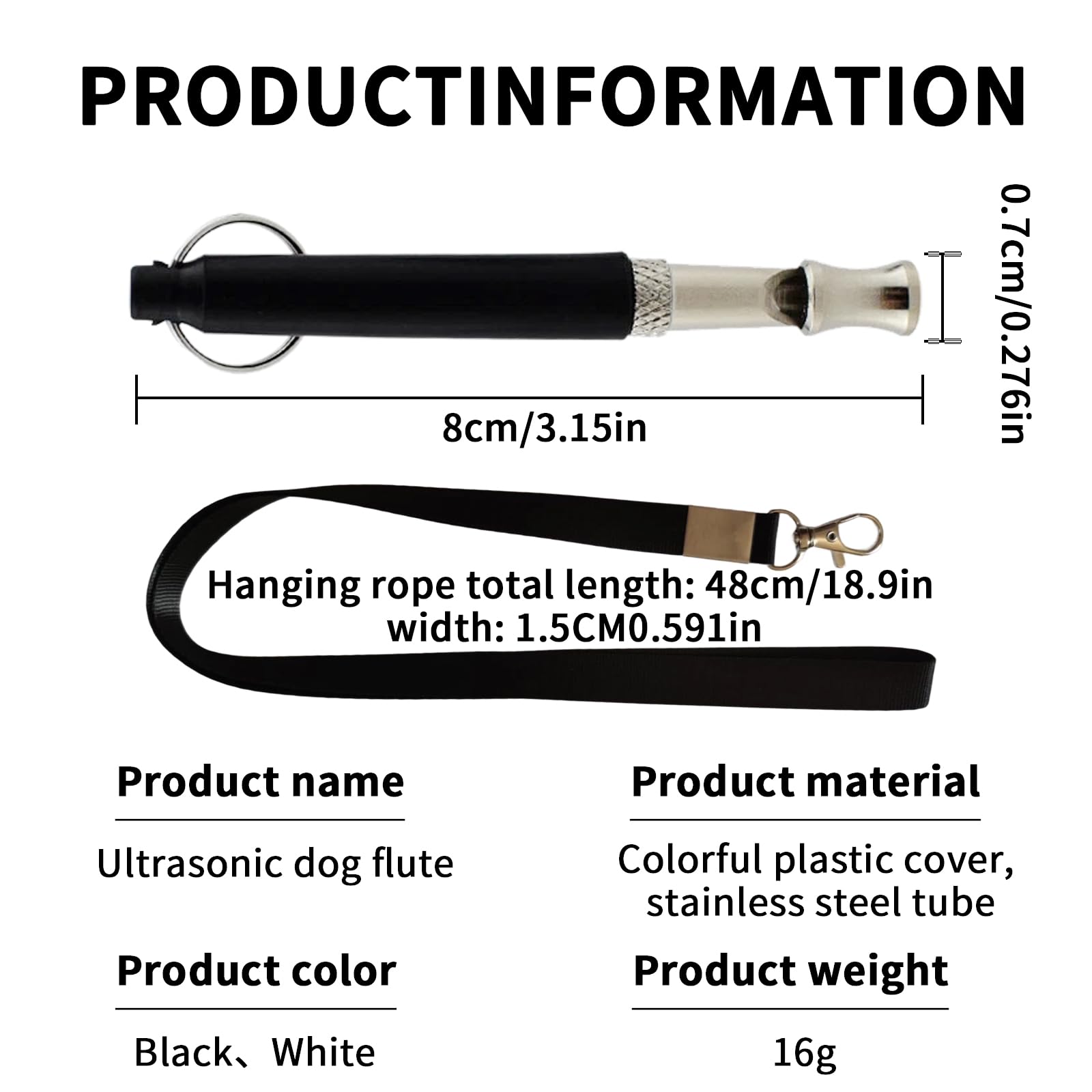 Bailinks Professional Ultrasonic Dog Whistle Set-Adjustable Frequency for Effective Training and Recall - Image 2