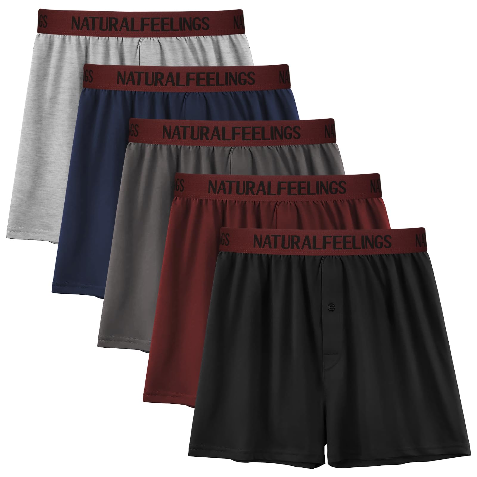 Calzoncillos tipo bóxer de algodón para hombre en pack transpirable 8