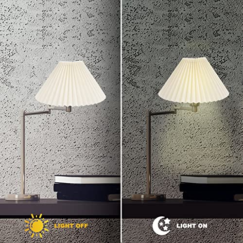 Sherchpry Lamp Shade E27 Table Lamp Shade, Pleated Chandelier Shade, Floor Lamp Light Shade, Cloth Lampshade For Table Lamp Chandelier Candelabra Floor Lamp, Yellow Lamp Shades #TOP5
