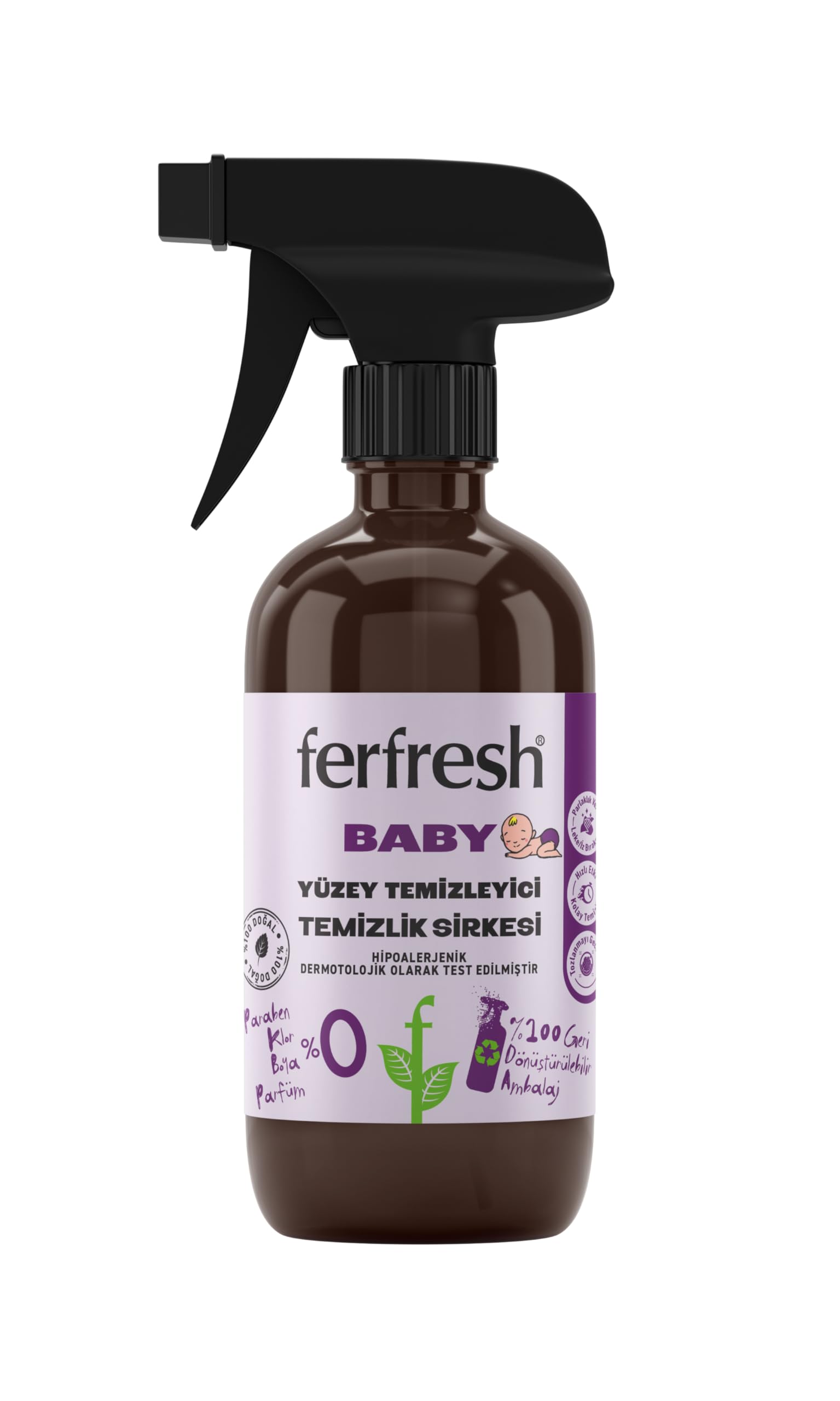 Baby Yüzey Temizleyici Temizlik Sirkesi 450 ML