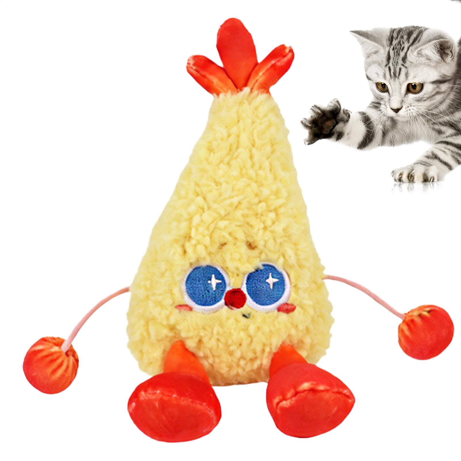 Interaktives Katzenspielzeug Frittierte Leckerbissen Kätzchen-Spielzeug