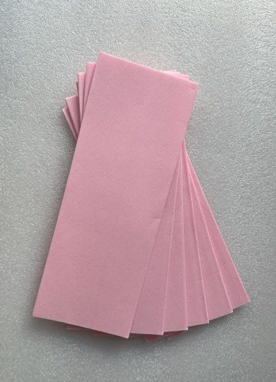ProKart Flower Making Duplex Wrinkled Stretchable Crepe Paper for DIY Flower Making and Wrapping - Shade No. 2 (Pack of 6 Sheets) (Light Pink)