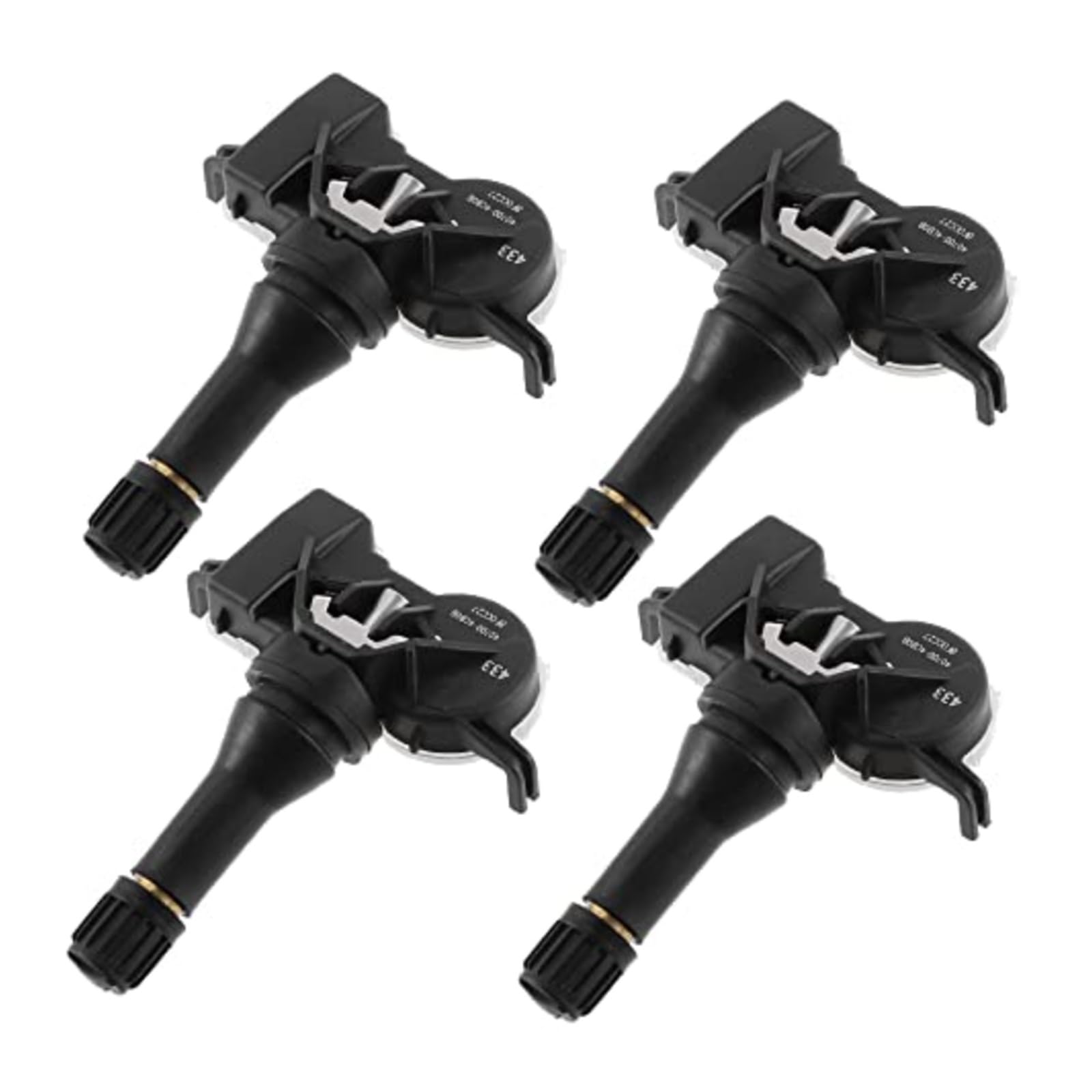 válvula de Metal 4 Uds 433MHz TPMS Sensor De Supervisión Presión Neumáticos para Renault para Espace Ⅴ 407004CB0B