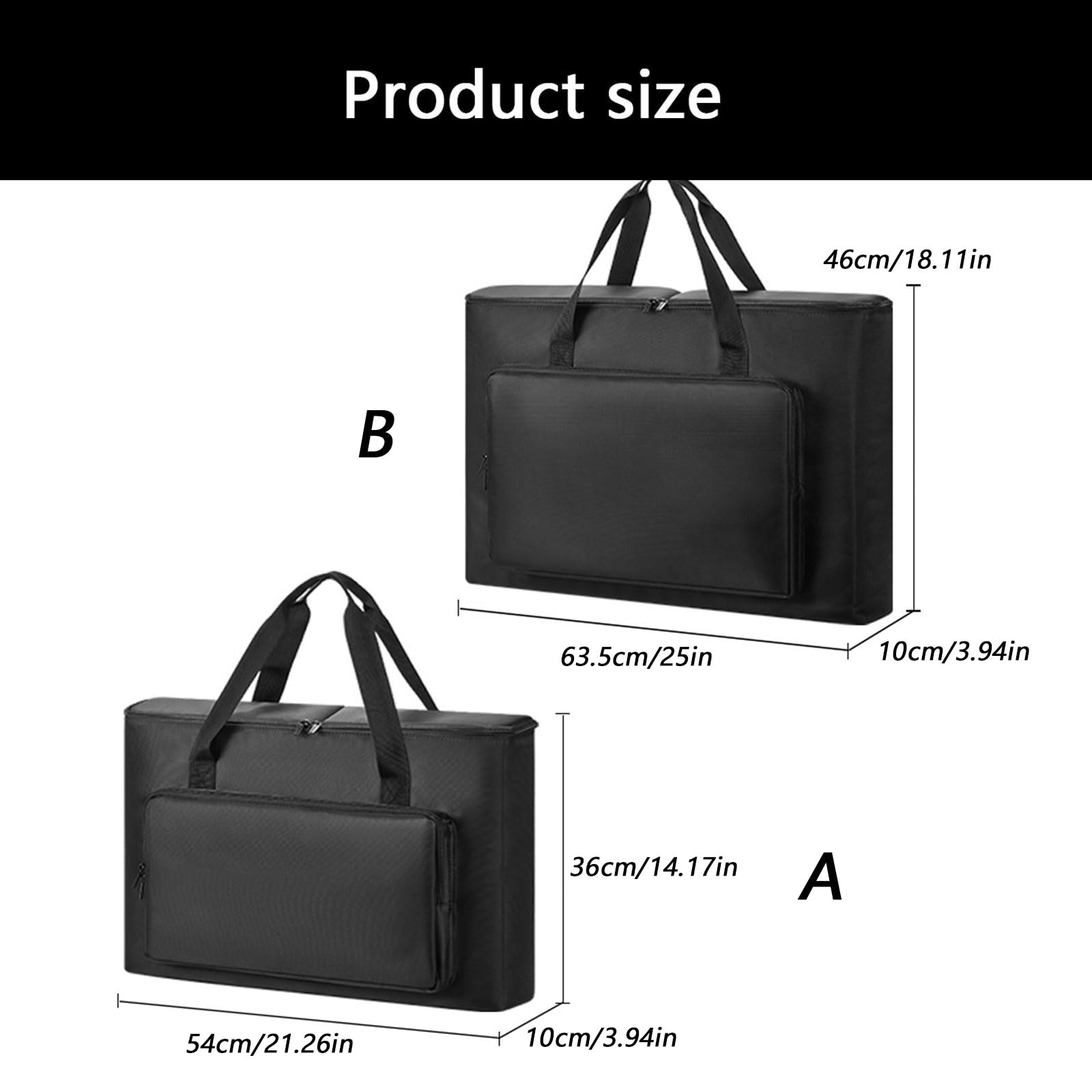 MURYE Étui de transport léger pour moniteur de 24"/27" avec poignée
