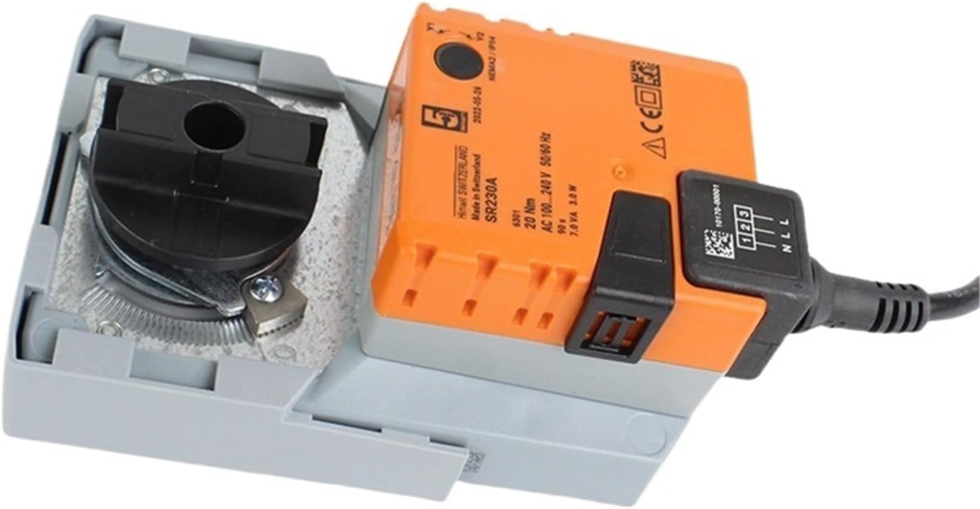 1Pcs SR230A Rotary Actuator 20 Nm AC 100...240 V HAVC Systems Butterfly Valves Cooling Systems