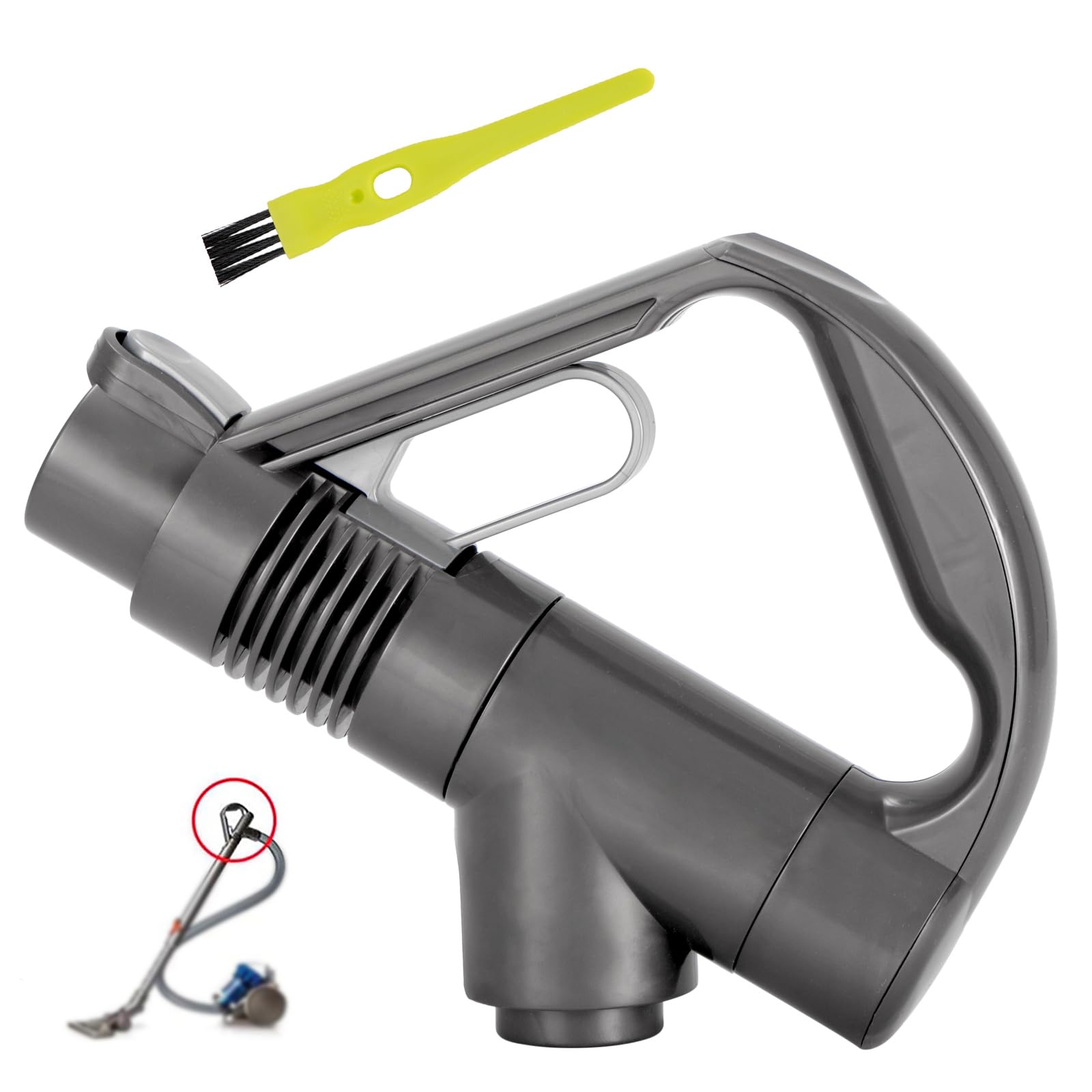 Poignée Compatible avec Dyson DC29 DC33C DC37 DC19 DC23 DC26 DC32 DC36 DC48 DC52 Piece Detache #917276-01Poignée de Rechange Poignée de Remplacement Accessoire Aspirateur