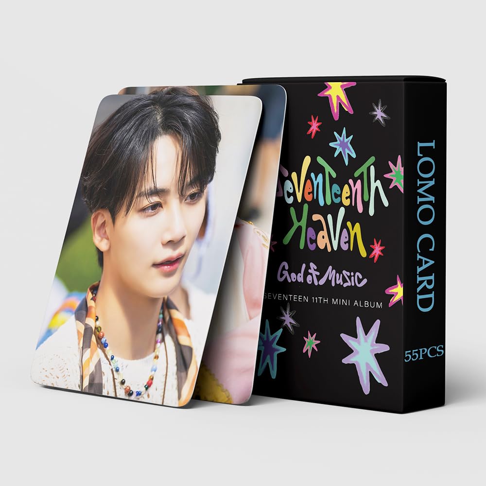 Amazon.com: Funwaretech Seventeen GOD of Music Photocards Set