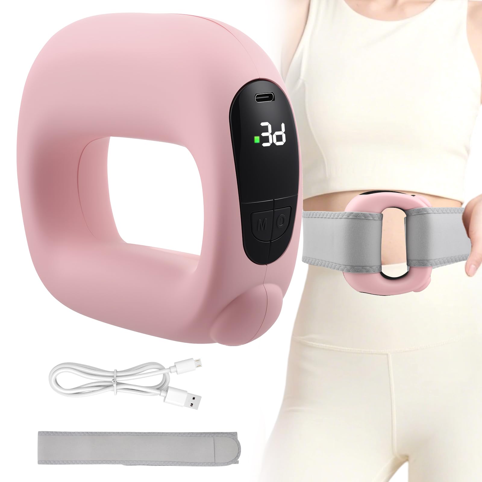 Masseur vibrant portable 2 en 1 contre les tensions musculaires du dos