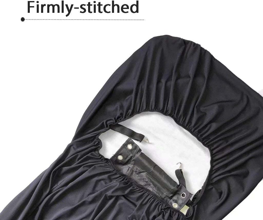 Dellukee Universal Fit Car Seat Covers Full Set Fox Print Comfortable Cloth Fabric Elastic Front Rear Seat Cover Decorative 4 Pieces