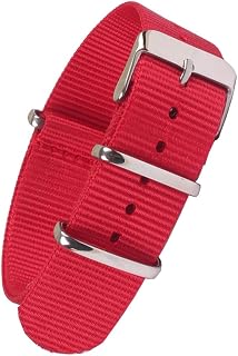 Watch Band NATO Ballistic Nylon Strap Wristband with Stainless Steel Buckle 18mm 20mm 22mm