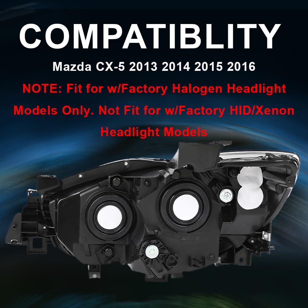 Amazon.com: LQI Projector Headlights Assembly Left and Right Side