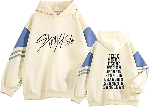 Stray Kids - Sudadera con capucha Bangchan Felix Hyunjin para niños callejeros Kpop Merch