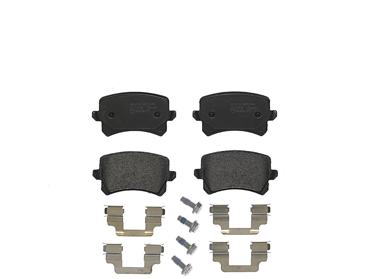 BremboP85108 Rear Disc Brake Pad - Set of 4