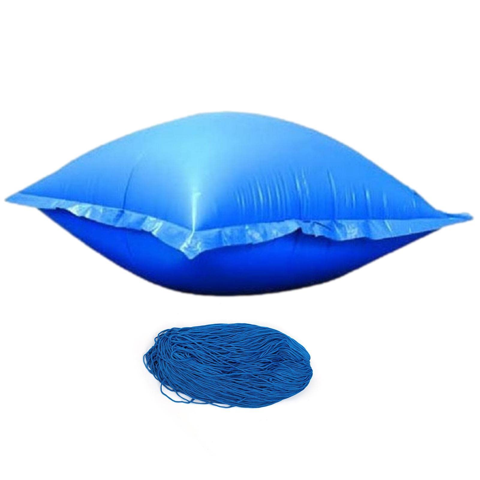 Oreiller Gonflable Pour Piscine - PVC Résistant - 150 Cm De Diamètre Avec Corde - Protection Hivernale - 5