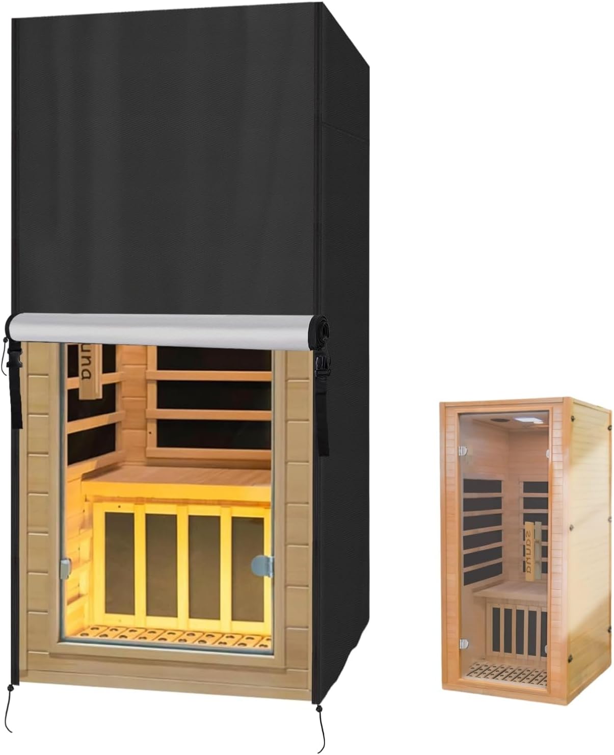 Agustone Sauna Cover - Single Person, Outdoor & Indoor Protection, Heavy Duty, Waterproof