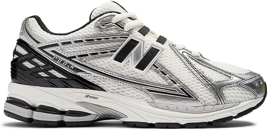 Amazon | New Balance メンズ 1906 スニーカー, シルバーメタリック