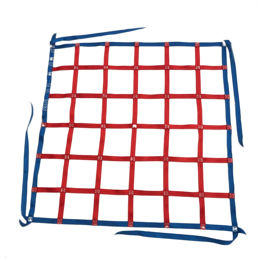 GTHTUHFD Cargo Lifting Nets Bungee Cargo Net Flat Polyester Cargo Lifting Bag Cargo Sling Net Cargo Net Tear Resistant Cargo Hanging Net Cargo Net Cover Durable Cargo Hanging,3.5t-2X2m