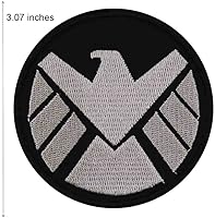 Vista 3 de Disfraz de Halloween S.H.I.E.L.D. Parches bordados para planchar