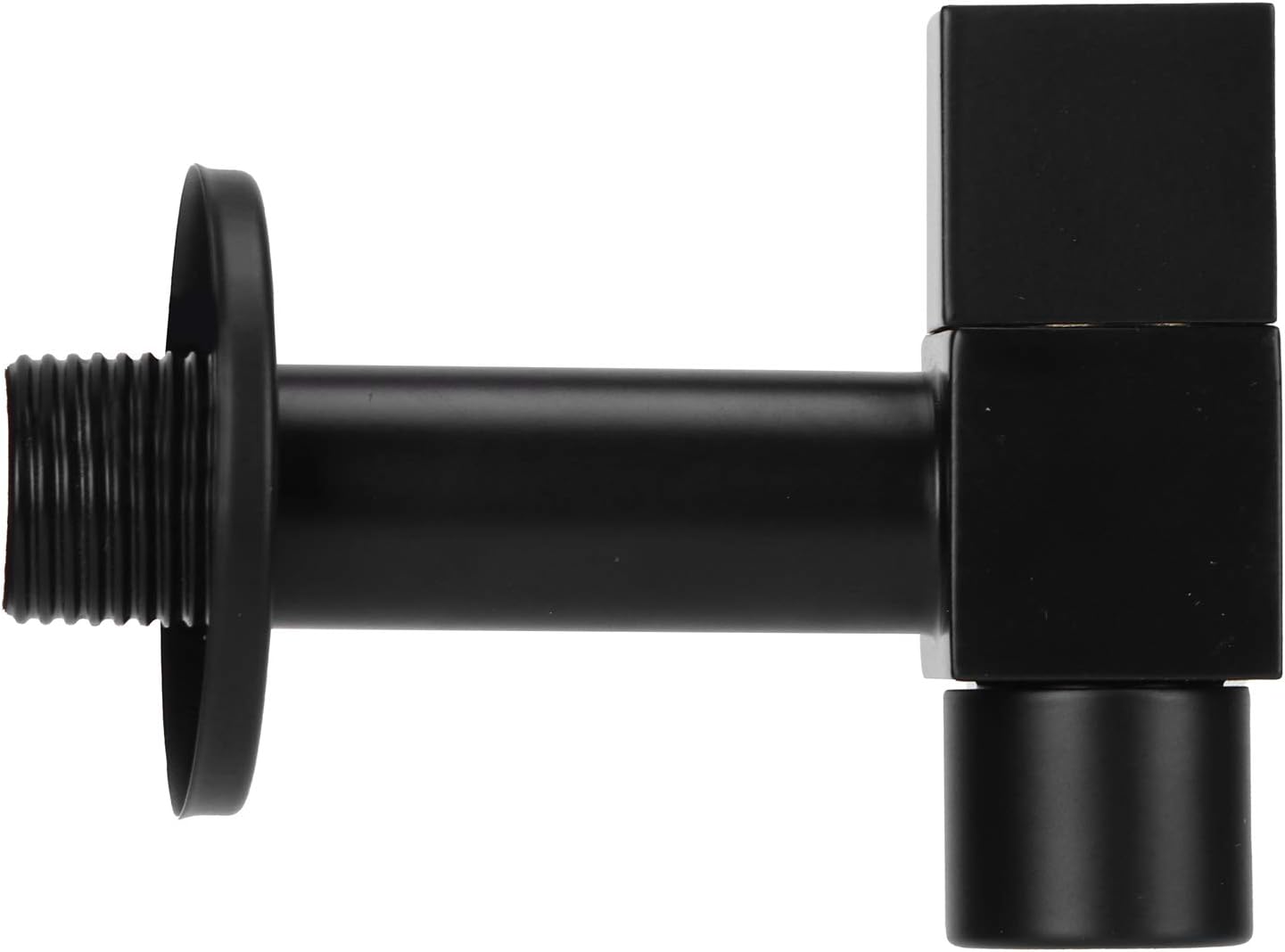 Black Mop Sink Faucet Single Cold G12 Stainless Steel Utility Faucet for Laundry Room Garage and Basement