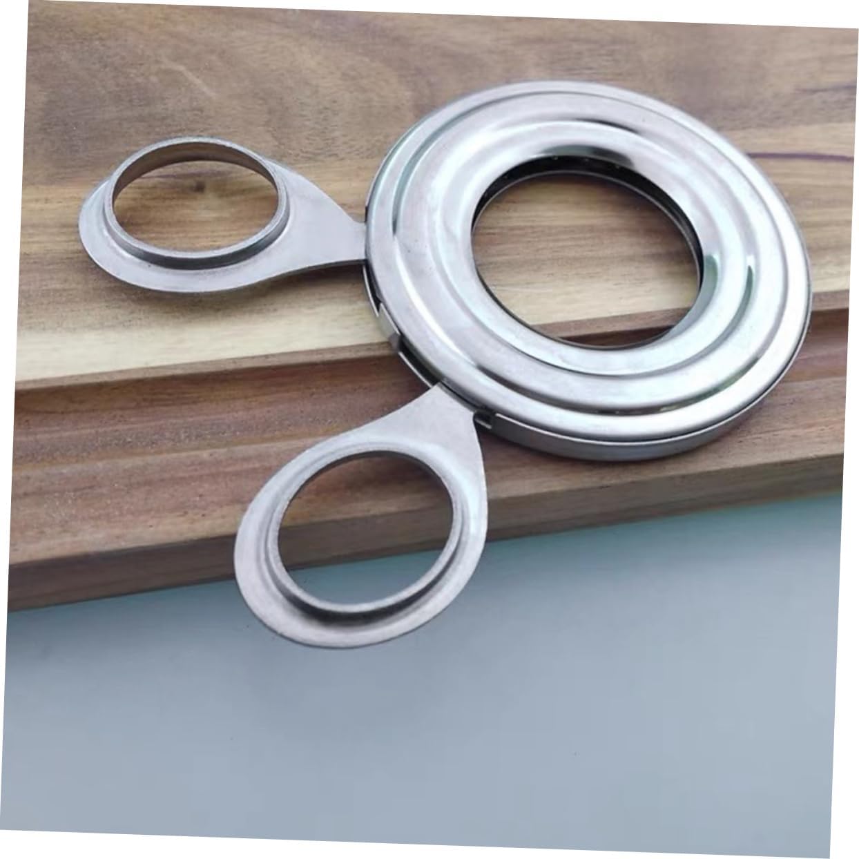 2pcs Manual Stainless Steel Eggshell Separator Topper Cutter for Kitchen Tool for Soft and Hard-boiled Eggs
