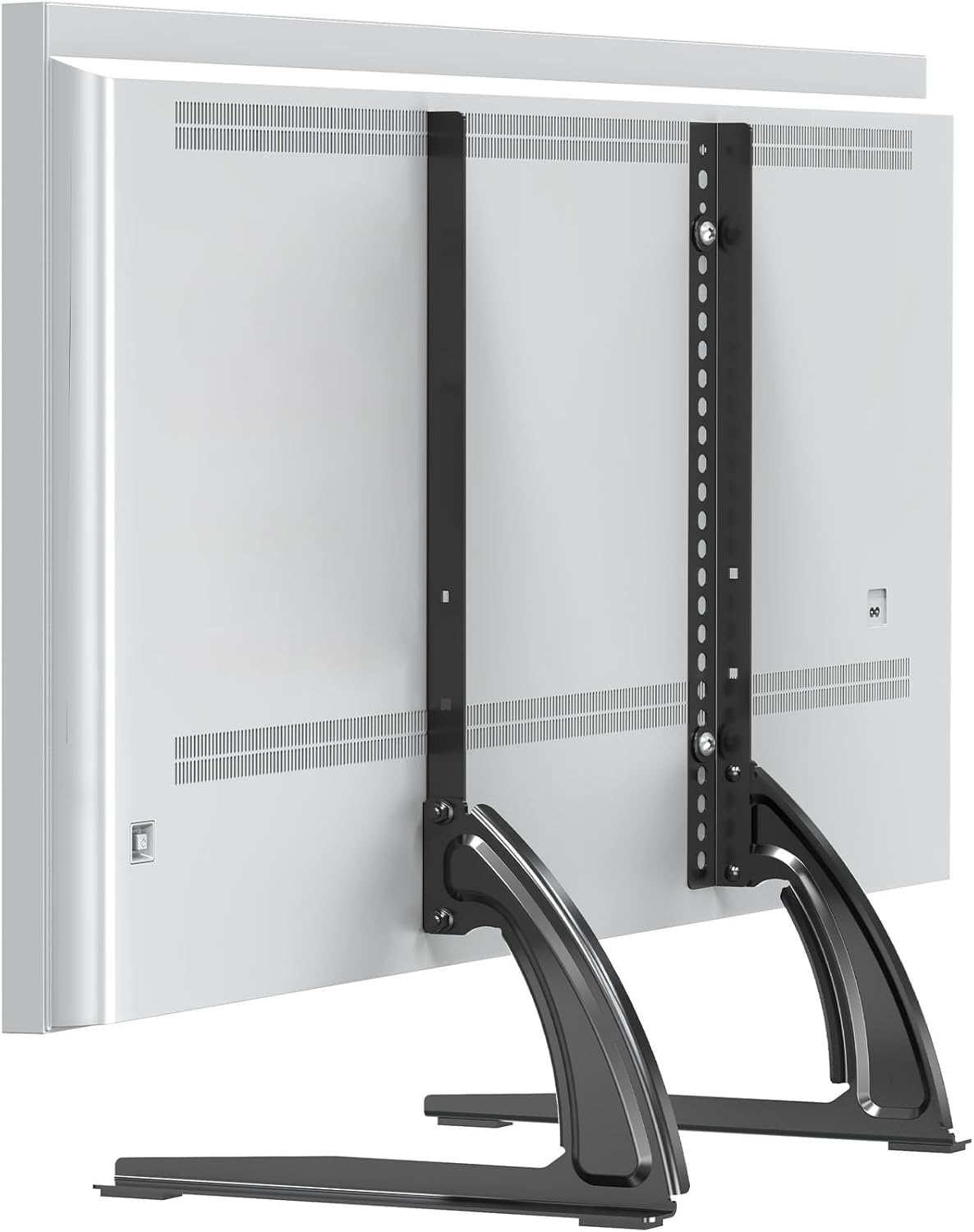 TV Stand Mount, Universal TV Stand Tabletop for 27 to 55 inch Plasma LCD LED Flat Screen TVs, TV Legs, Holds up to 40kg(88lbs), Max VESA 800 x 400mm, Height Adjustable TV Base MU1019-AE