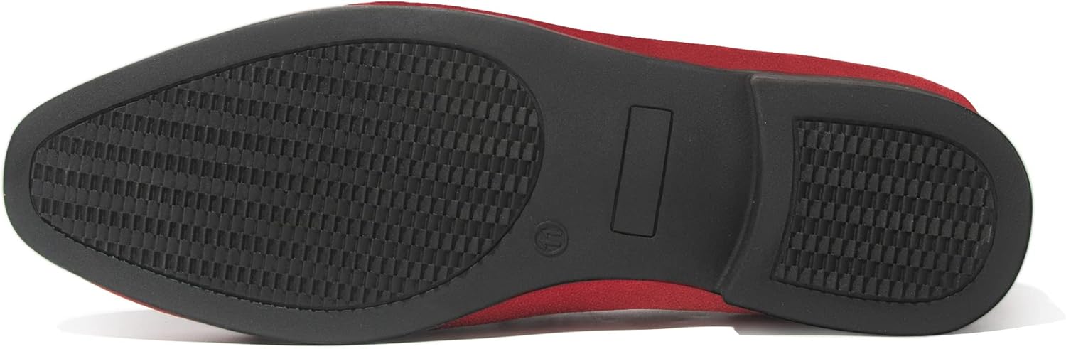 UUBARIS Mens Velvet Loafers Slip-on Dress Shoes Fashion Style Driving Shoes Classic Tuxedo Shoes Casual Oxford Shoes - Image 5