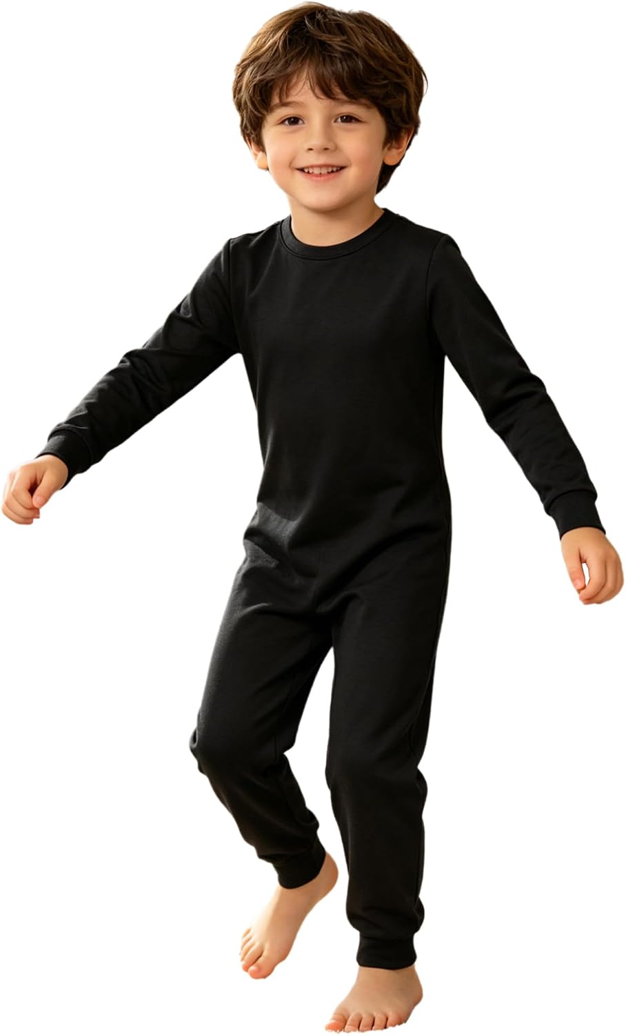 Shinsto 3pcs Kids Boys Special Needs Adaptive Clothing Anti-strip Jumpsuit