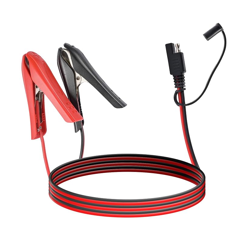 Cabo de Extensão SAE com Garras Jacaré 14AWG, 3,1 m, 12–24 V, 10 A LOTUS POWER